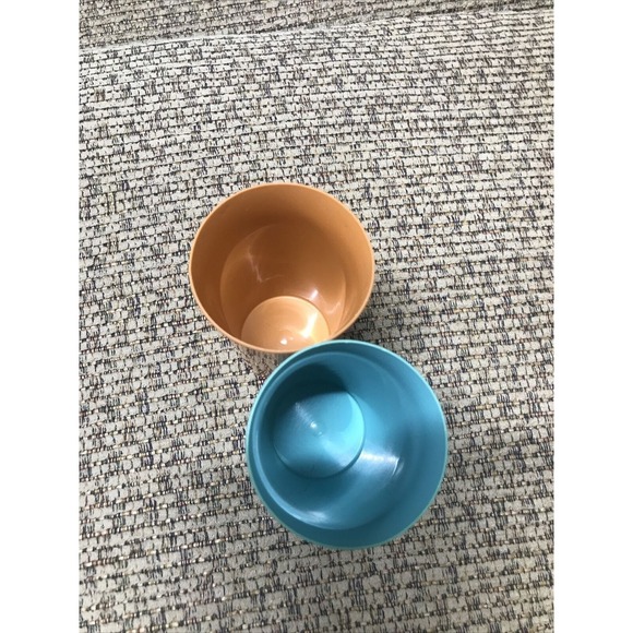 Vintage Retro Stanley Home Products Set of 2 3 3/4" Juice Tumbler Cups Westfield - Picture 2 of 4